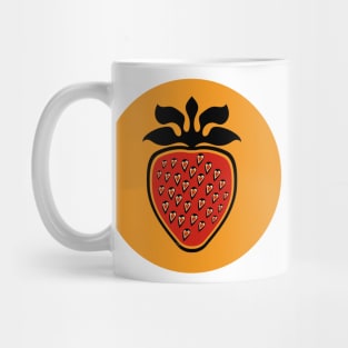 Strawberry Heart Berry Indigenous WAWEZHI CANADA Mug